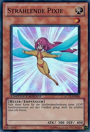 Sunny Pixie (German) - "Strahlende Pixie" (AC11-DE004) - Advent Calendar 2011 (Adventskalender) Limited Advent Calendar 2011 (Adventskalender) Yugioh Single Squirtle Squad Card Shop.