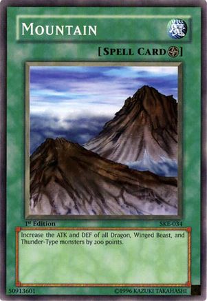 Mountain (SKE-034) - Starter Deck: Kaiba Evolution 1st Edition Starter Deck: Kaiba Evolution Yugioh Single Squirtle Squad Card Shop.