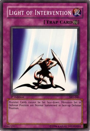 Light of Intervention (SKE-046) - Starter Deck: Kaiba Evolution Unlimited Starter Deck: Kaiba Evolution Yugioh Single Squirtle Squad Card Shop.