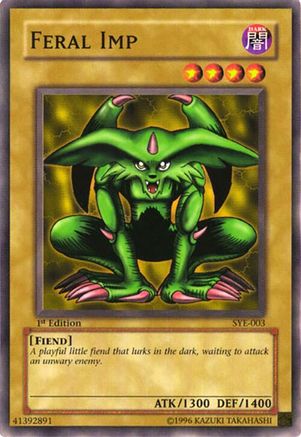 Feral Imp (SYE-003) - Starter Deck: Yugi Evolution 1st Edition Starter Deck: Yugi Evolution Yugioh Single Squirtle Squad Card Shop.