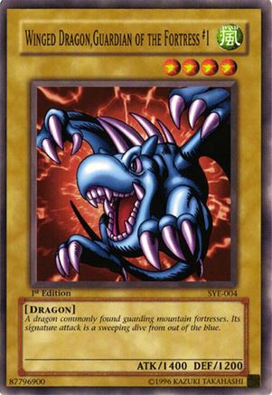 Winged Dragon, Guardian of the Fortress #1 (SYE-004) - Starter Deck: Yugi Evolution Unlimited Starter Deck: Yugi Evolution Yugioh Single Squirtle Squad Card Shop.