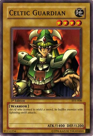 Celtic Guardian (SYE-008) - Starter Deck: Yugi Evolution Unlimited Starter Deck: Yugi Evolution Yugioh Single Squirtle Squad Card Shop.