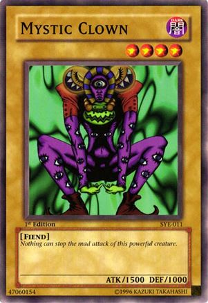 Mystic Clown (SYE-011) - Starter Deck: Yugi Evolution Unlimited Starter Deck: Yugi Evolution Yugioh Single Squirtle Squad Card Shop.