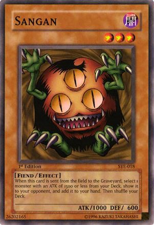 Sangan (SYE-018) - Starter Deck: Yugi Evolution Unlimited Starter Deck: Yugi Evolution Yugioh Single Squirtle Squad Card Shop.