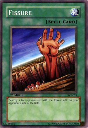 Fissure (SYE-028) - Starter Deck: Yugi Evolution Unlimited Starter Deck: Yugi Evolution Yugioh Single Squirtle Squad Card Shop.