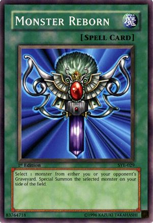 Monster Reborn (SYE-029) - Starter Deck: Yugi Evolution Unlimited Starter Deck: Yugi Evolution Yugioh Single Squirtle Squad Card Shop.