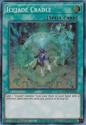 Icejade Cradle (BODE-EN056) - Burst of Destiny 1st Edition Burst of Destiny Yugioh Single Squirtle Squad Card Shop.