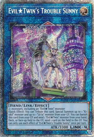 Evil Twin's Trouble Sunny (Starlight Rare) (BODE-EN051) - Burst of Destiny 1st Edition Burst of Destiny Yugioh Single Squirtle Squad Card Shop.