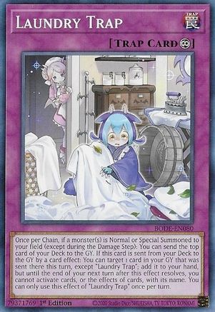 Laundry Trap (BODE-EN080) - Burst of Destiny 1st Edition Burst of Destiny Yugioh Single Squirtle Squad Card Shop.