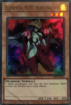 Elemental Hero Burstinatrix (LART-EN041) - The Lost Art Promotion Limited The Lost Art Promotion Yugioh Single Squirtle Squad Card Shop.