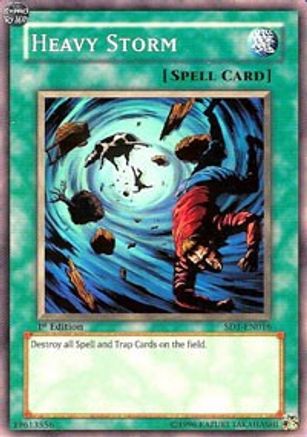 Heavy Storm (SD1-EN016) - Structure Deck: Dragon's Roar 1st Edition Structure Deck: Dragon's Roar Yugioh Single Squirtle Squad Card Shop.