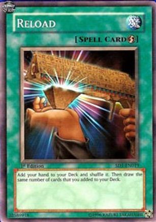 Reload (SD1-EN019) - Structure Deck: Dragon's Roar 1st Edition Structure Deck: Dragon's Roar Yugioh Single Squirtle Squad Card Shop.