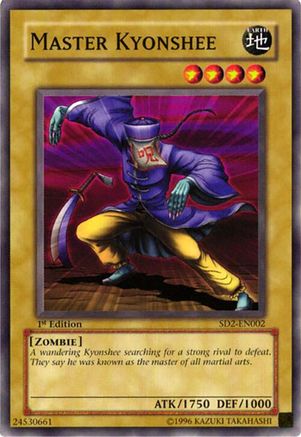 Master Kyonshee (SD2-EN002) - Structure Deck: Zombie Madness Unlimited Structure Deck: Zombie Madness Yugioh Single Squirtle Squad Card Shop.