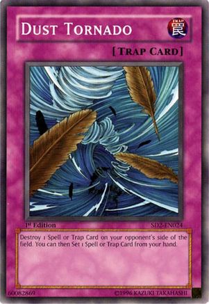 Dust Tornado (SD2-EN024) - Structure Deck: Zombie Madness Unlimited Structure Deck: Zombie Madness Yugioh Single Squirtle Squad Card Shop.