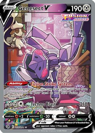 Genesect V 255/264 – Fusion Strike – Alternate Full Art