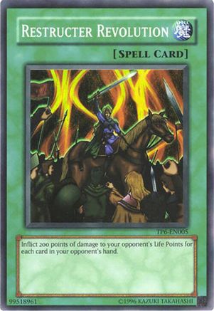 Restructer Revolution (TP6-EN005) - Tournament Pack 6 Unlimited Tournament Pack 6 Yugioh Single Squirtle Squad Card Shop.