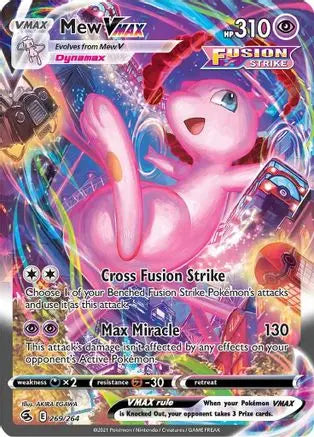 Sword & Shield - Fusion Strike - Mew VMAX 269/264