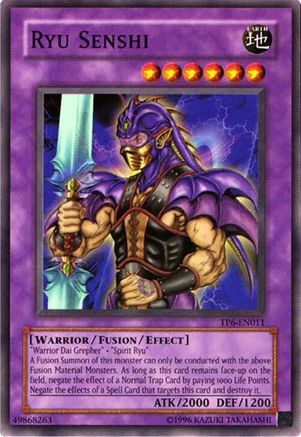 Ryu Senshi (TP6-EN011) - Tournament Pack 6 Unlimited Tournament Pack 6 Yugioh Single Squirtle Squad Card Shop.
