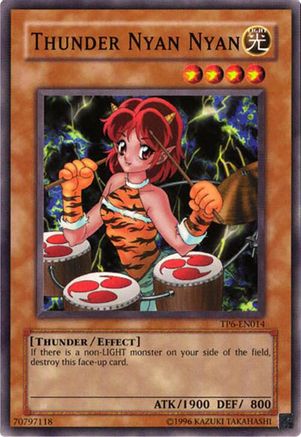 Thunder Nyan Nyan (TP6-EN014) - Tournament Pack 6 Unlimited Tournament Pack 6 Yugioh Single Squirtle Squad Card Shop.