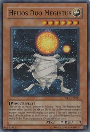 Helios Duo Megistus (WC6-EN003) - World Championship 2006: Ultimate Masters Limited World Championship 2006: Ultimate Masters Yugioh Single Squirtle Squad Card Shop.