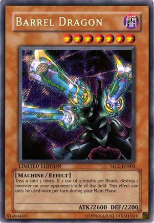 Barrel Dragon (MC1-EN002) - Master Collection Volume 1 Limited Master Collection Volume 1 Yugioh Single Squirtle Squad Card Shop.