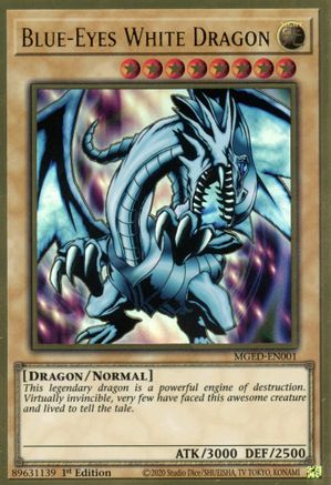 Blue-Eyes White Dragon (MGED-EN001) - Maximum Gold: El Dorado 1st Edition Maximum Gold: El Dorado Yugioh Single Squirtle Squad Card Shop.