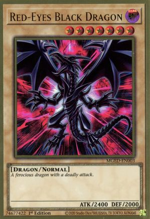 Red-Eyes Black Dragon (MGED-EN003) - Maximum Gold: El Dorado 1st Edition Maximum Gold: El Dorado Yugioh Single Squirtle Squad Card Shop.