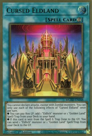 Cursed Eldland (MGED-EN048) - Maximum Gold: El Dorado 1st Edition Maximum Gold: El Dorado Yugioh Single Squirtle Squad Card Shop.