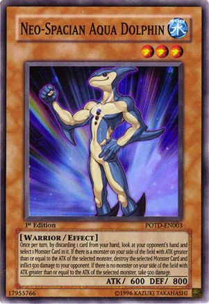 Neo-Spacian Aqua Dolphin (POTD-EN003) - Power of the Duelist 1st Edition Power of the Duelist Yugioh Single Squirtle Squad Card Shop.