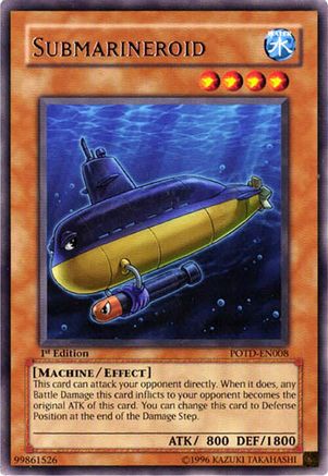 Submarineroid (POTD-EN008) - Power of the Duelist Unlimited Power of the Duelist Yugioh Single Squirtle Squad Card Shop.