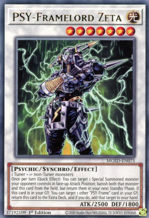 PSY-Framelord Zeta (MGED-EN075) - Maximum Gold: El Dorado 1st Edition Maximum Gold: El Dorado Yugioh Single Squirtle Squad Card Shop.