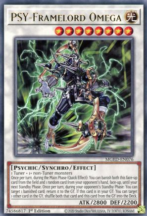 PSY-Framelord Omega (MGED-EN076) - Maximum Gold: El Dorado 1st Edition Maximum Gold: El Dorado Yugioh Single Squirtle Squad Card Shop.