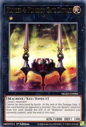 Number 4: Numeron Gate Catvari (MGED-EN086) - Maximum Gold: El Dorado 1st Edition Maximum Gold: El Dorado Yugioh Single Squirtle Squad Card Shop.