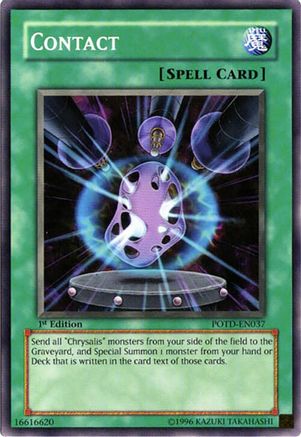 Contact (POTD-EN037) - Power of the Duelist Unlimited Power of the Duelist Yugioh Single Squirtle Squad Card Shop.