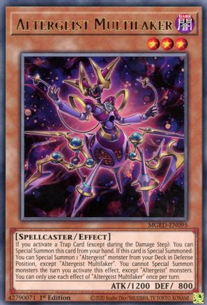 Altergeist Multifaker (MGED-EN095) - Maximum Gold: El Dorado 1st Edition Maximum Gold: El Dorado Yugioh Single Squirtle Squad Card Shop.