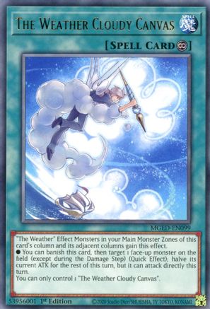 The Weather Cloudy Canvas (MGED-EN099) - Maximum Gold: El Dorado 1st Edition Maximum Gold: El Dorado Yugioh Single Squirtle Squad Card Shop.