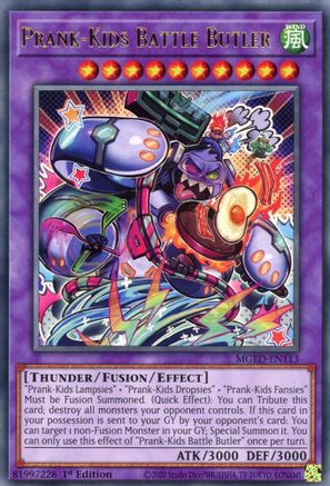 Prank-Kids Battle Butler (MGED-EN113) - Maximum Gold: El Dorado 1st Edition Maximum Gold: El Dorado Yugioh Single Squirtle Squad Card Shop.