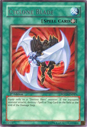 Cyclone Blade (POTD-EN043) - Power of the Duelist Unlimited Power of the Duelist Yugioh Single Squirtle Squad Card Shop.