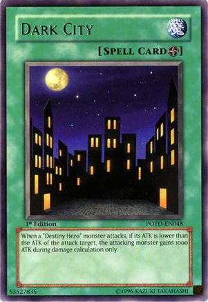 Dark City (POTD-EN048) - Power of the Duelist 1st Edition Power of the Duelist Yugioh Single Squirtle Squad Card Shop.