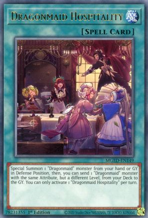 Dragonmaid Hospitality (MGED-EN149) - Maximum Gold: El Dorado 1st Edition Maximum Gold: El Dorado Yugioh Single Squirtle Squad Card Shop.