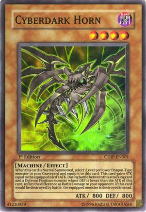 Cyberdark Horn (CDIP-EN001) - Cyberdark Impact 1st Edition Cyberdark Impact Yugioh Single Squirtle Squad Card Shop.