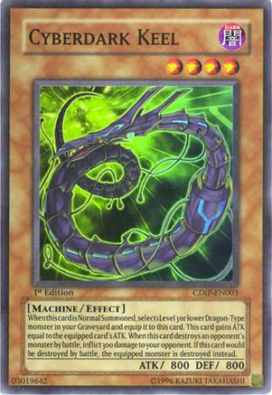 Cyberdark Keel (CDIP-EN003) - Cyberdark Impact 1st Edition Cyberdark Impact Yugioh Single Squirtle Squad Card Shop.