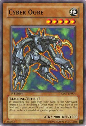 Cyber Ogre (CDIP-EN004) - Cyberdark Impact Unlimited Cyberdark Impact Yugioh Single Squirtle Squad Card Shop.