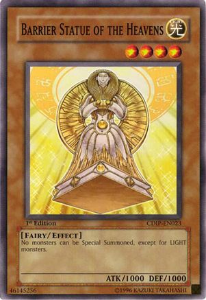 Barrier Statue of the Heavens (CDIP-EN023) - Cyberdark Impact Unlimited Cyberdark Impact Yugioh Single Squirtle Squad Card Shop.
