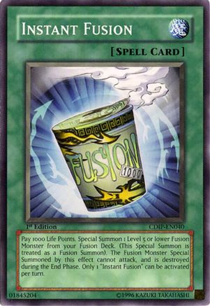 Instant Fusion (CDIP-EN040) - Cyberdark Impact 1st Edition Cyberdark Impact Yugioh Single Squirtle Squad Card Shop.