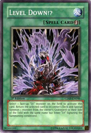 Level Down!? (CDIP-EN046) - Cyberdark Impact Unlimited Cyberdark Impact Yugioh Single Squirtle Squad Card Shop.