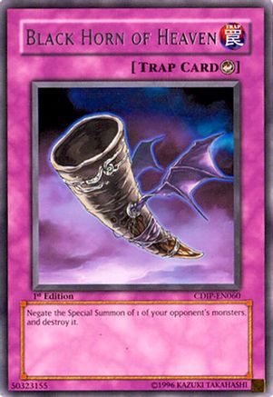 Black Horn of Heaven (CDIP-EN060) - Cyberdark Impact Unlimited Cyberdark Impact Yugioh Single Squirtle Squad Card Shop.