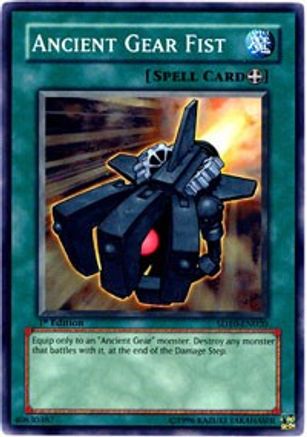 Ancient Gear Fist (SD10-EN020) - Structure Deck: Machine Re-Volt 1st Edition Structure Deck: Machine Re-Volt Yugioh Single Squirtle Squad Card Shop.
