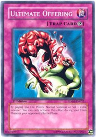 Ultimate Offering (SD10-EN032) - Structure Deck: Machine Re-Volt Unlimited Structure Deck: Machine Re-Volt Yugioh Single Squirtle Squad Card Shop.