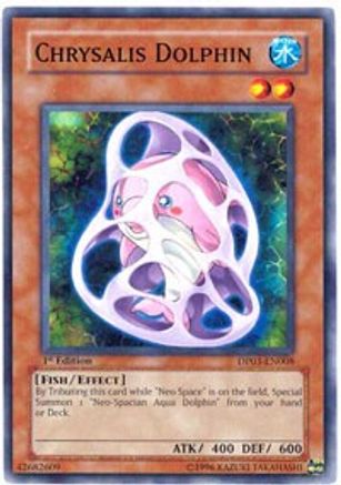 Chrysalis Dolphin (DP03-EN008) - Duelist Pack 3: Jaden Yuki 2 Unlimited Duelist Pack 3: Jaden Yuki 2 Yugioh Single Squirtle Squad Card Shop.
